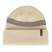 (メンズ、レディース)ビーニー ニット帽 AT24 MINI STRIPE NATUR