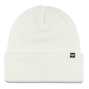 (メンズ)ビーニー ニット帽 STANDARD ROLL UP BEANIE M4WNBNE163-WHITE