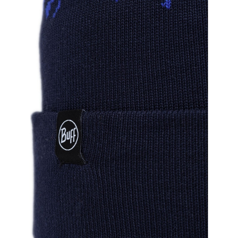 バフ（BUFF）（メンズ、レディース）帽子 ポンポン付き ニット帽 590947 TATIK NIGHT BLUE
