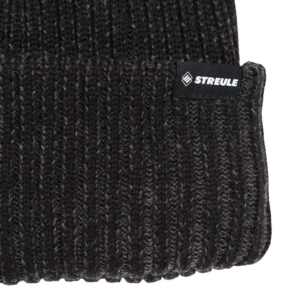 シュトロイレ（STREULE）（メンズ）帽子 カフニット帽 ST25FB0078 BLK