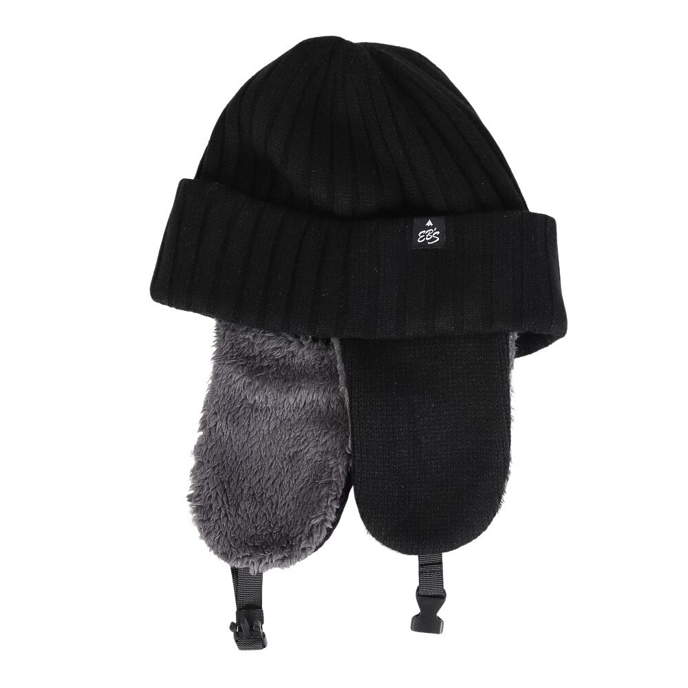 エビス（ebs）（メンズ、レディース）帽子 リブフラップ ビーニー 4500427