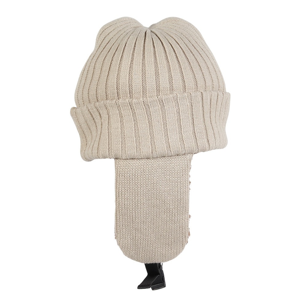 エビス（ebs）（メンズ、レディース）帽子 リブフラップ ベージュ 4500427-RIB FLAP BEIGE