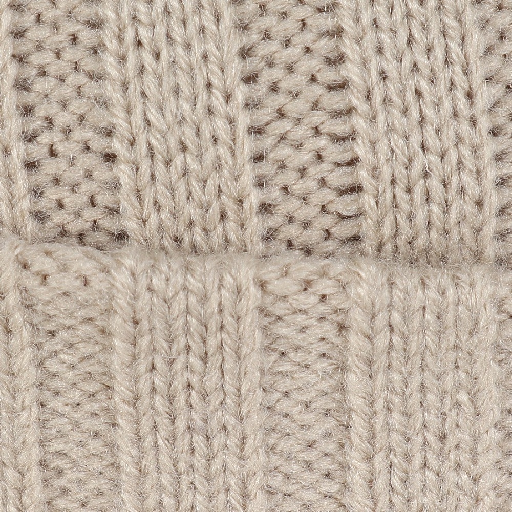 エビス（ebs）（メンズ、レディース）帽子 リブフラップ ベージュ 4500427-RIB FLAP BEIGE