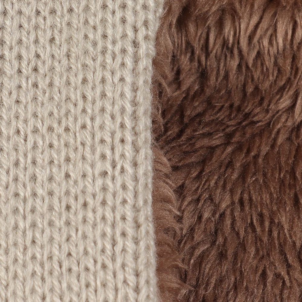 エビス（ebs）（メンズ、レディース）帽子 リブフラップ ベージュ 4500427-RIB FLAP BEIGE