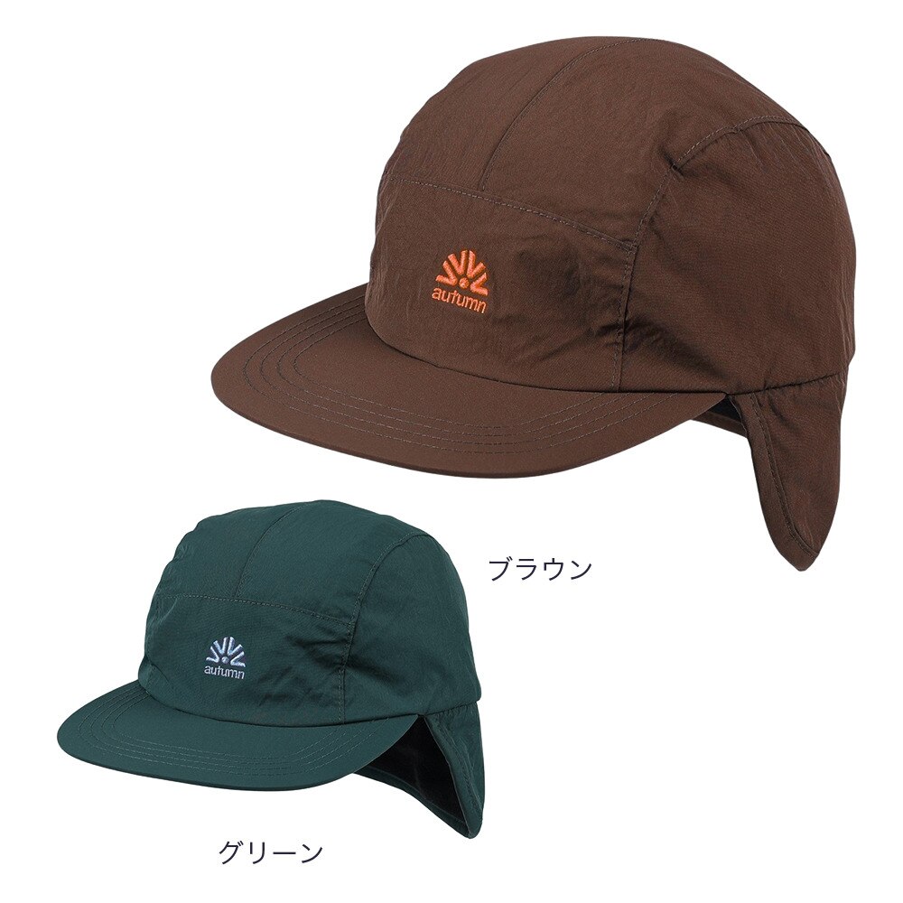 AUTUMN（メンズ）帽子 フラップキャップ DWR AT23 GREEN