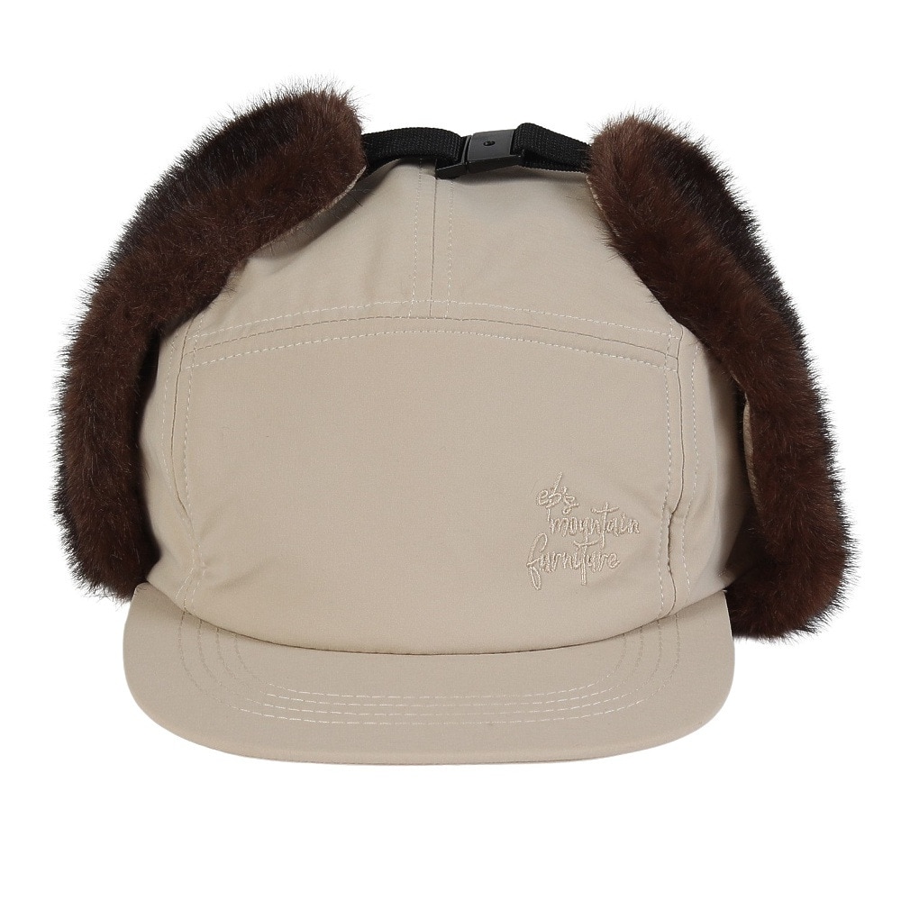 エビス（ebs）（メンズ、レディース）帽子 ファーキャップ ベージュ 4500417-FUR CAP BEIGE