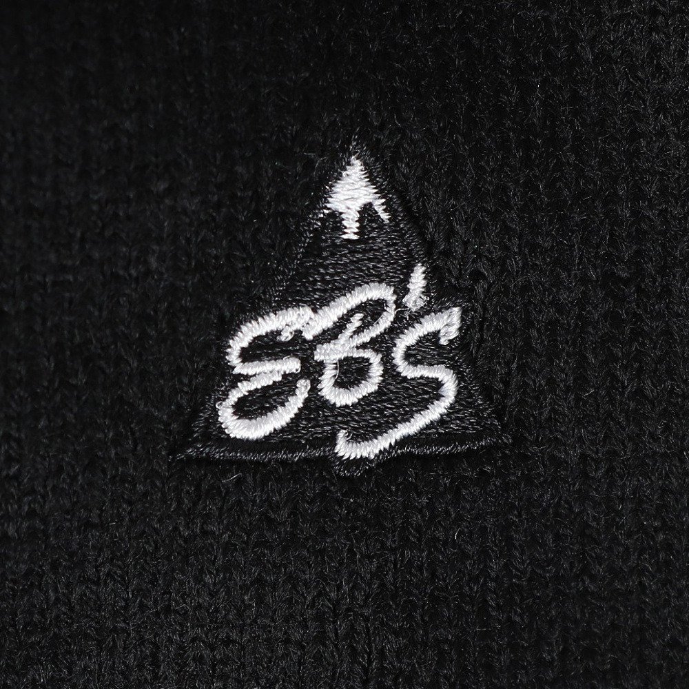 エビス（ebs）（メンズ、レディース）帽子 フライトキャップ ブラックニット 4500419-FLIGHT CAP BK/KNIT
