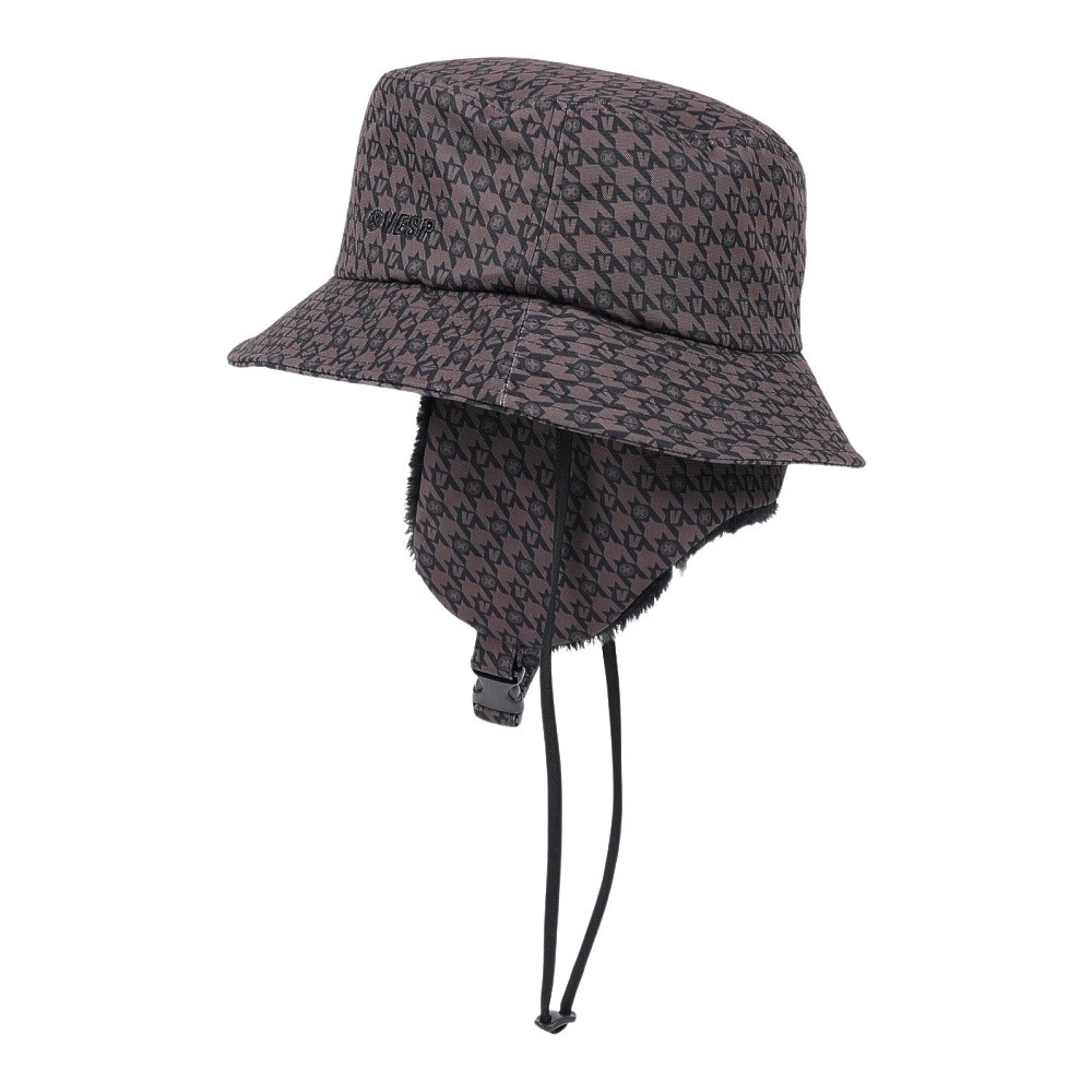 ベスプ（VESP）（メンズ、レディース）帽子 イヤーボア バケットハット Detachable Ear Boa Hat VPMC1002ABR