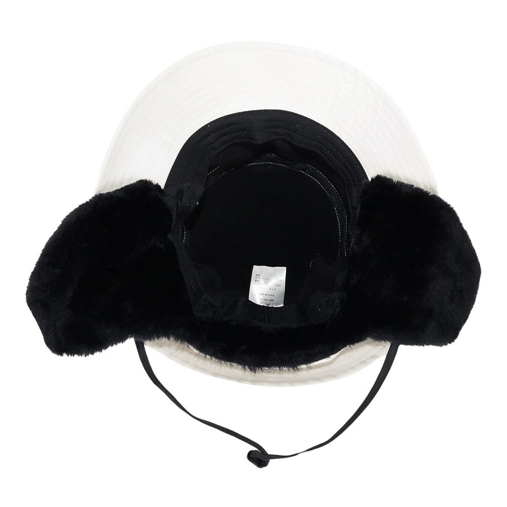 ベスプ（VESP）（メンズ、レディース）帽子 イヤーボア バケットハット Detachable Ear Boa Hat VPMC1002AIV