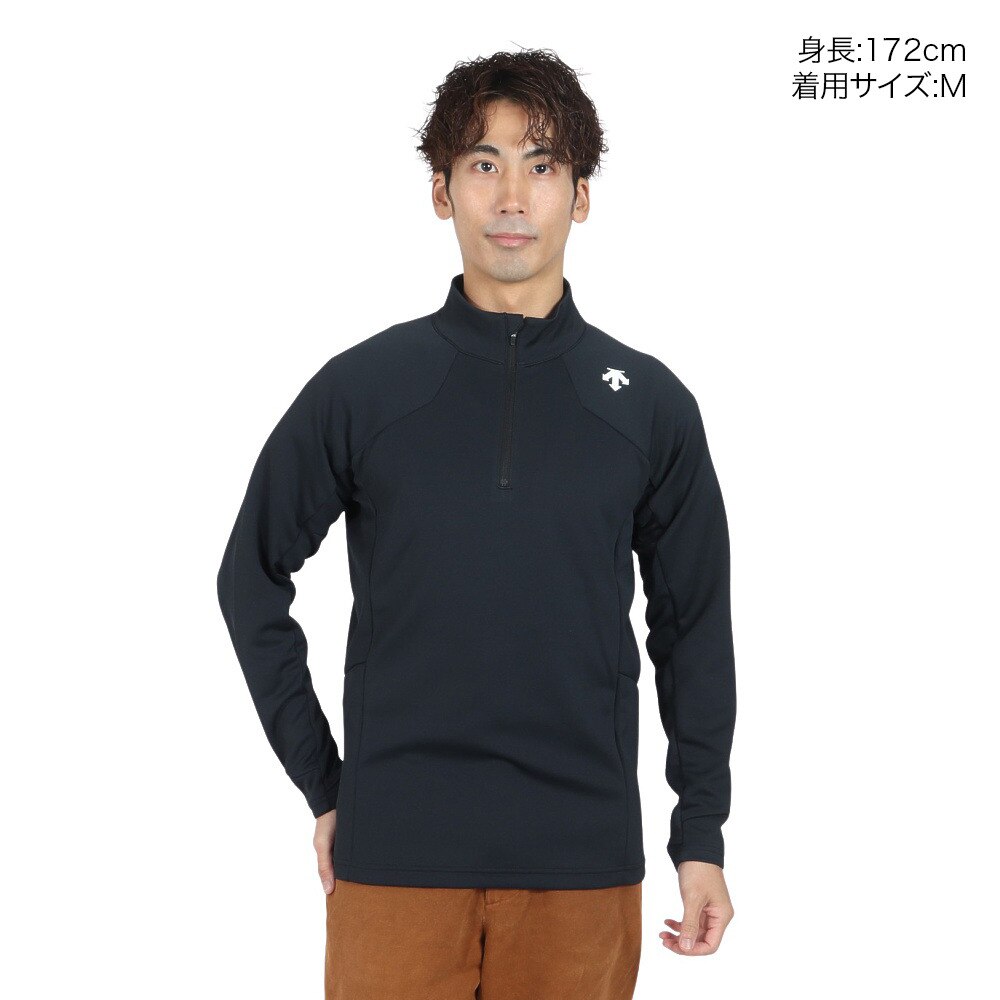 デサント（DESCENTE）（メンズ）スキー タートルネック アンダーシャツ DW4FLT61M BK01
