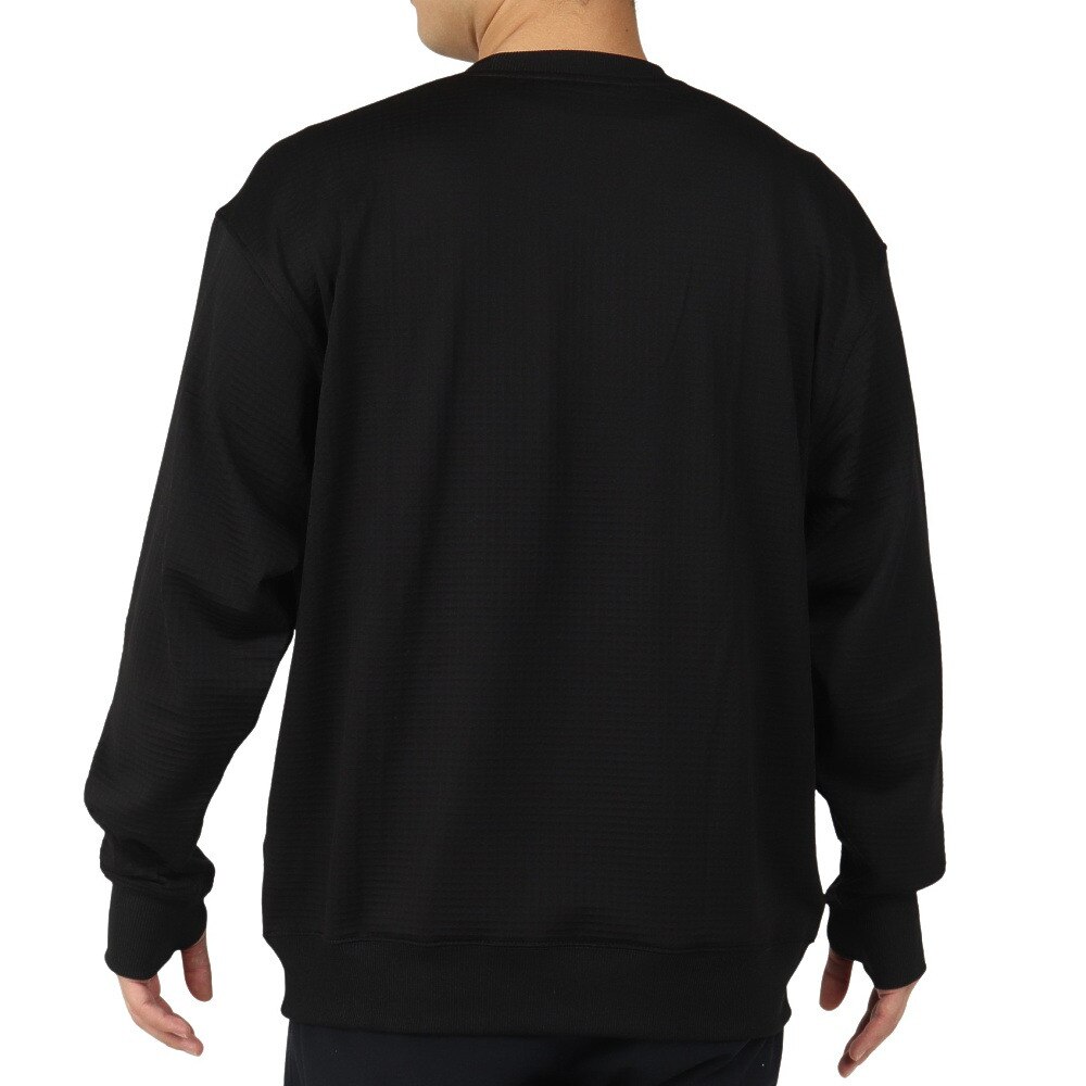 ハーレー（HURLEY）（メンズ）ファントム ワッフルインナー ルーズクルーネック MIW2200004-BLK