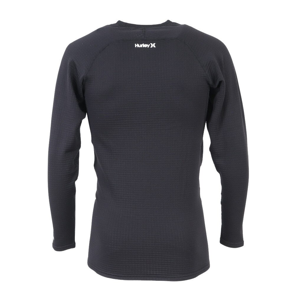 ハーレー（HURLEY）（メンズ）ファントム ワッフルインナー クルー MIW2200003-BLK