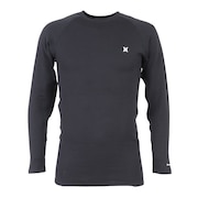 ハーレー(HURLEY)(メンズ)ファントム ワッフルインナー クルー MIW2200003-BLK