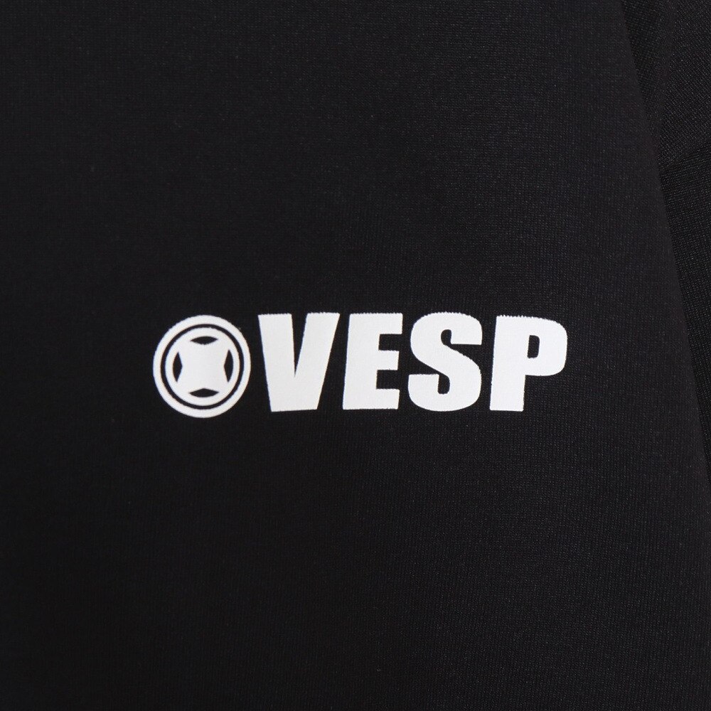 ベスプ（VESP）（メンズ、レディース）長袖Tシャツ インナーシャツ VPMU1002BK