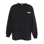 (メンズ、レディース)長袖Tシャツ インナーシャツ VPMU1002BK