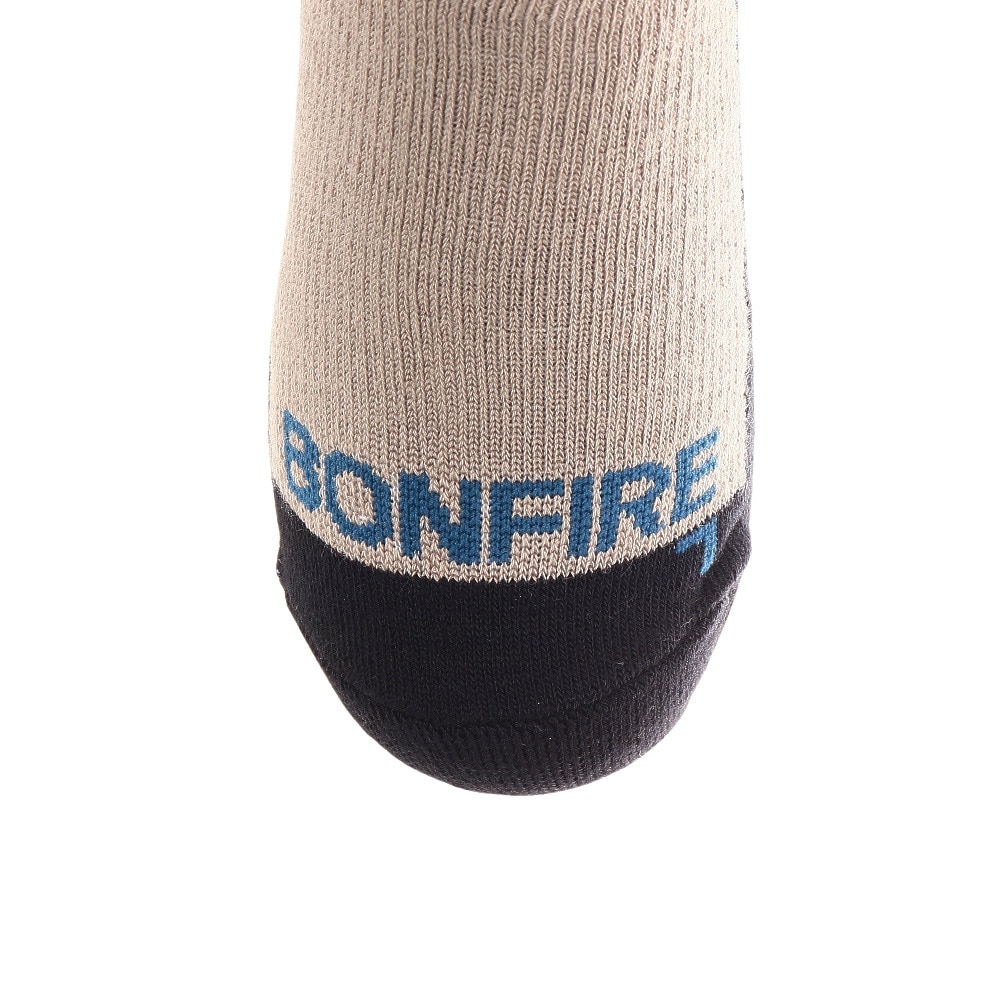 ボンファイア（Bonfire）（メンズ）スノーボード スキー ソックス メンズ SHIELD PATTERN 60BNF1OK2206 BEG 靴下