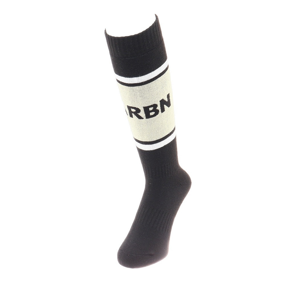 エアボーン（ARBN）（メンズ）LOGO PATTERN ソックス AB23WC1374 BLK