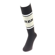 エアボーン(ARBN)(メンズ)LOGO PATTERN ソックス AB23WC1374 BLK