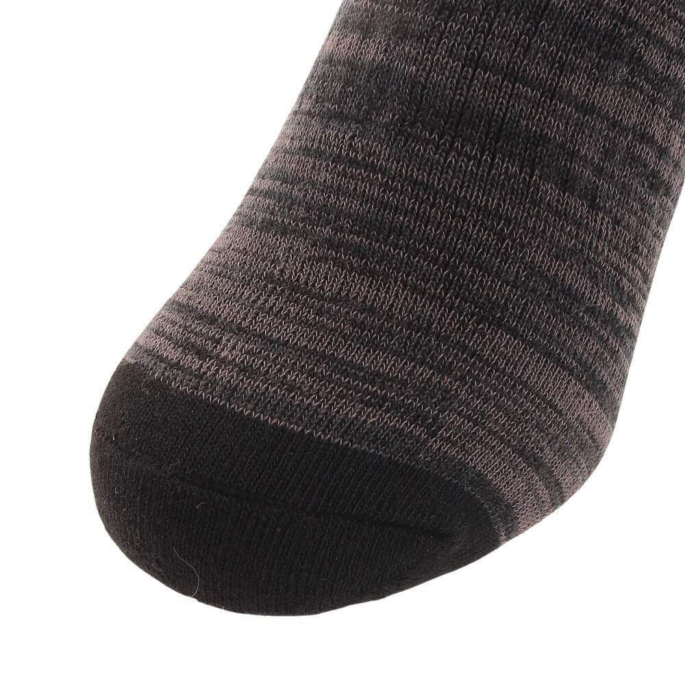 エアボーン（ARBN）（メンズ）靴下 ソックス ベーシックソックス ブラック AB33WC0001 BLK 防寒 保温 抗菌防臭