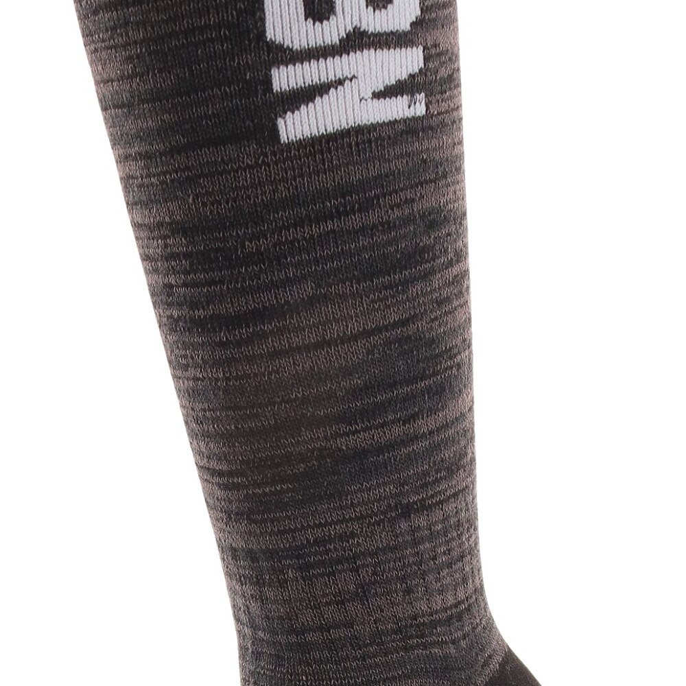 エアボーン（ARBN）（メンズ）靴下 ソックス ベーシックソックス ブラック AB33WC0001 BLK 防寒 保温 抗菌防臭