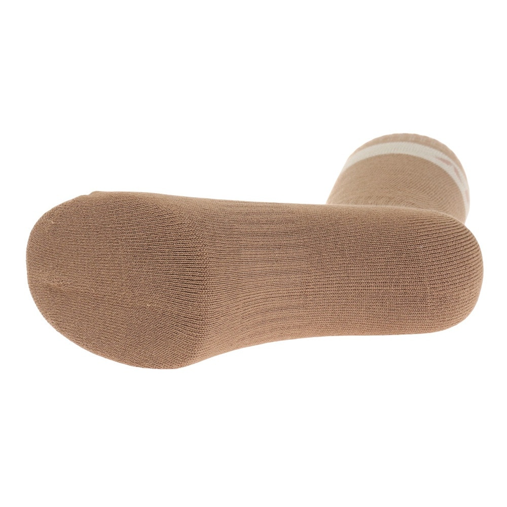 エアボーン（ARBN）（メンズ）靴下 ソックス ロゴ柄 ベージュ AB33WC0003 BEG 防寒 保温 抗菌防臭