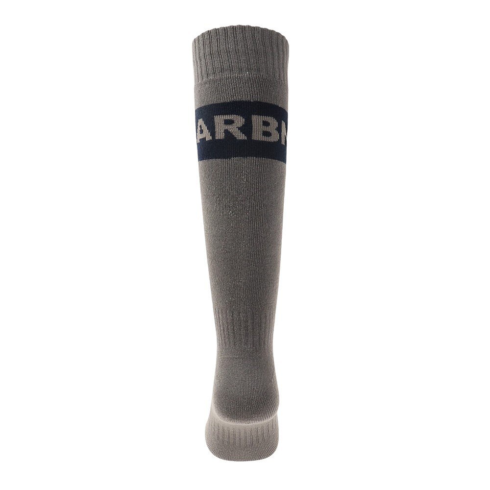 エアボーン（ARBN）（メンズ）靴下 ソックス ロゴ柄 グレー AB33WC0003 GRY 防寒 保温 抗菌防臭