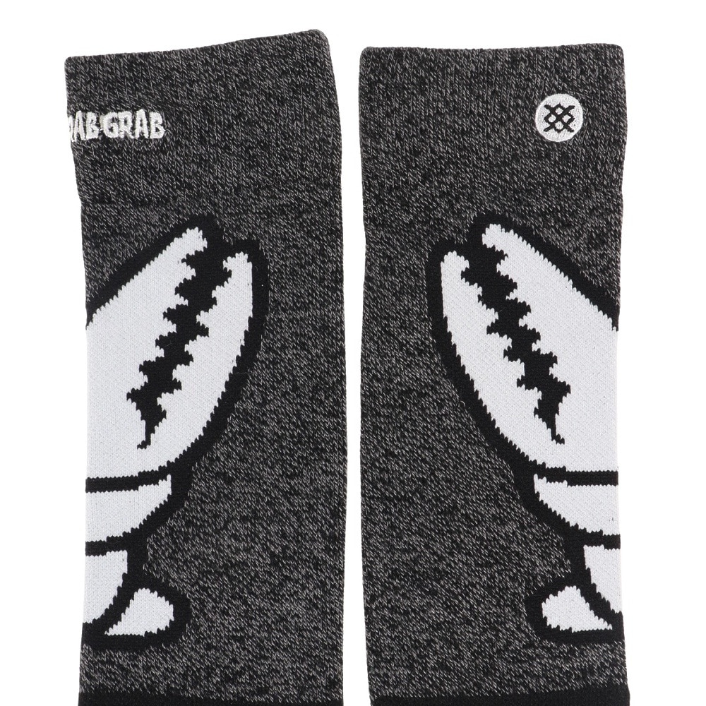 スタンス（STANCE）（メンズ）ソックス 靴下 CRAB GRABBER A758C22GRA BLK