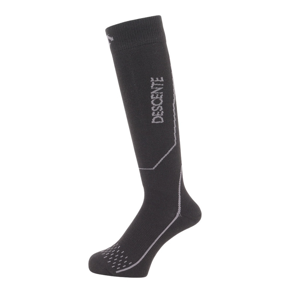 デサント（DESCENTE）（メンズ）スキー ソックス DWAWJB62 BLK
