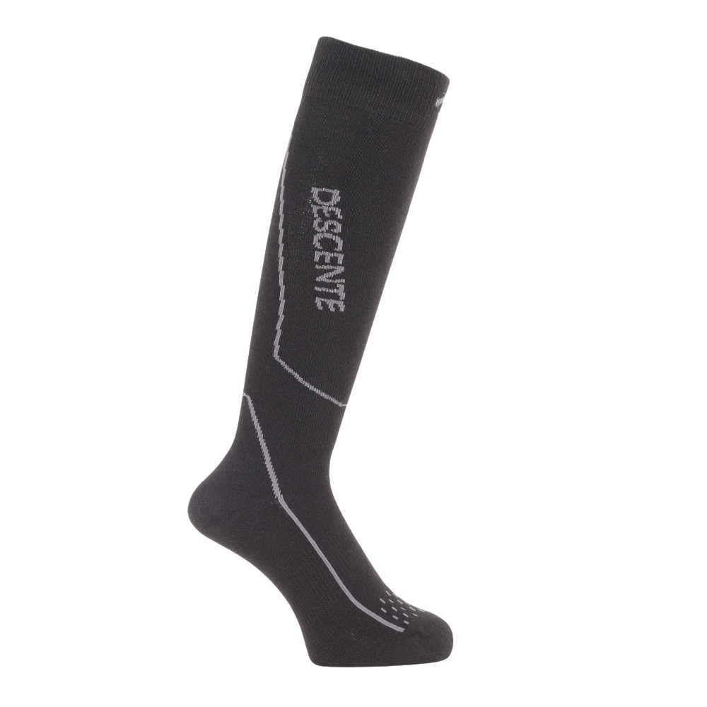 デサント（DESCENTE）（メンズ）スキー ソックス DWAWJB62 BLK