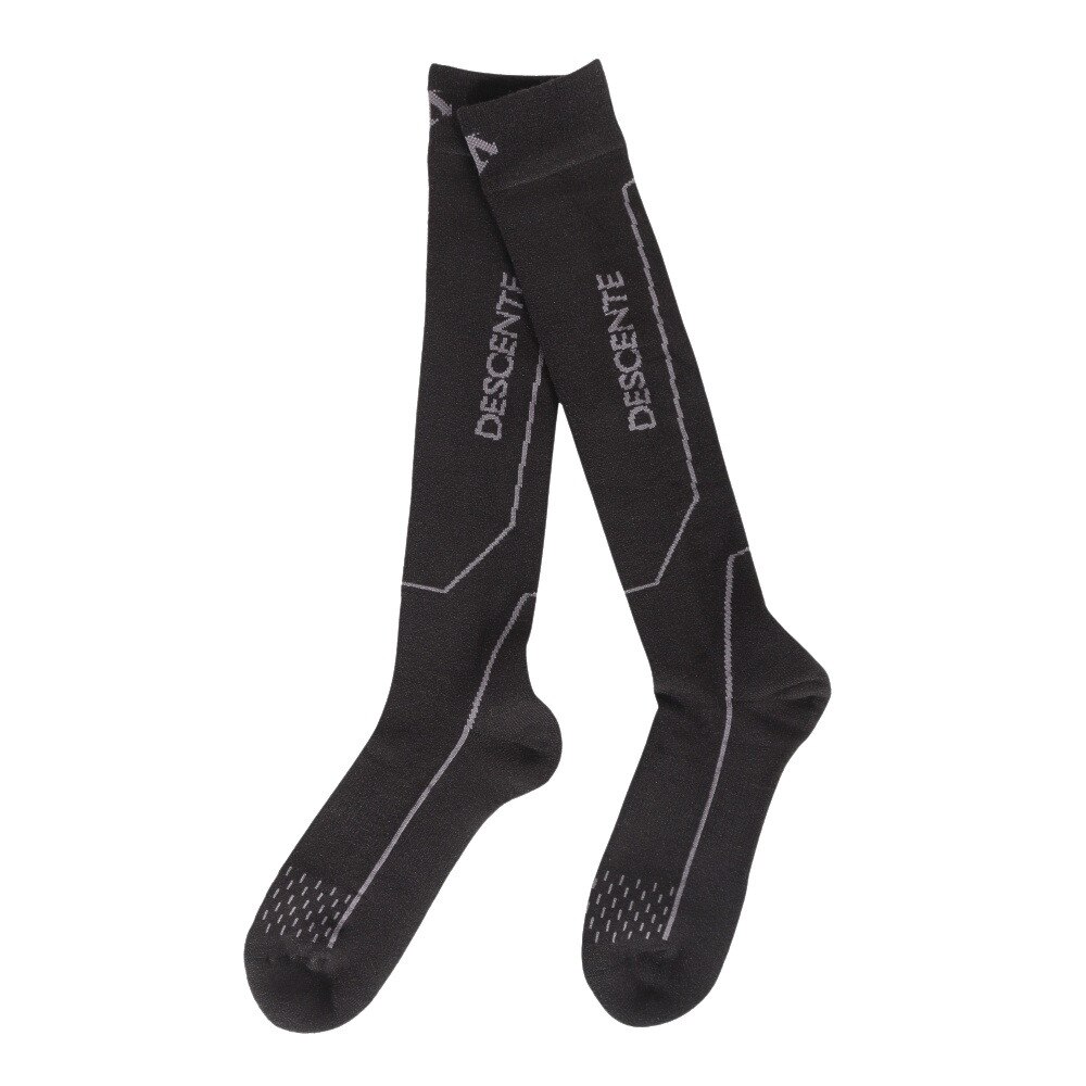 デサント（DESCENTE）（メンズ）スキー ソックス DWAWJB62 BLK