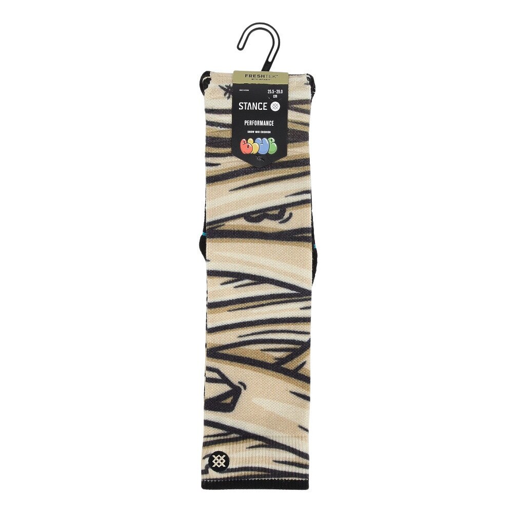 スタンス（STANCE）（メンズ）スキー スノーボード ソックス 男女兼用 MUMMY T SNOW A758C23MUM TAN