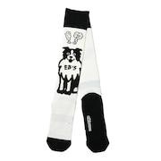 (メンズ、レディース)ソックス スキー スノーボード ズレ防止 4300455-VERY WARM DOG WH
