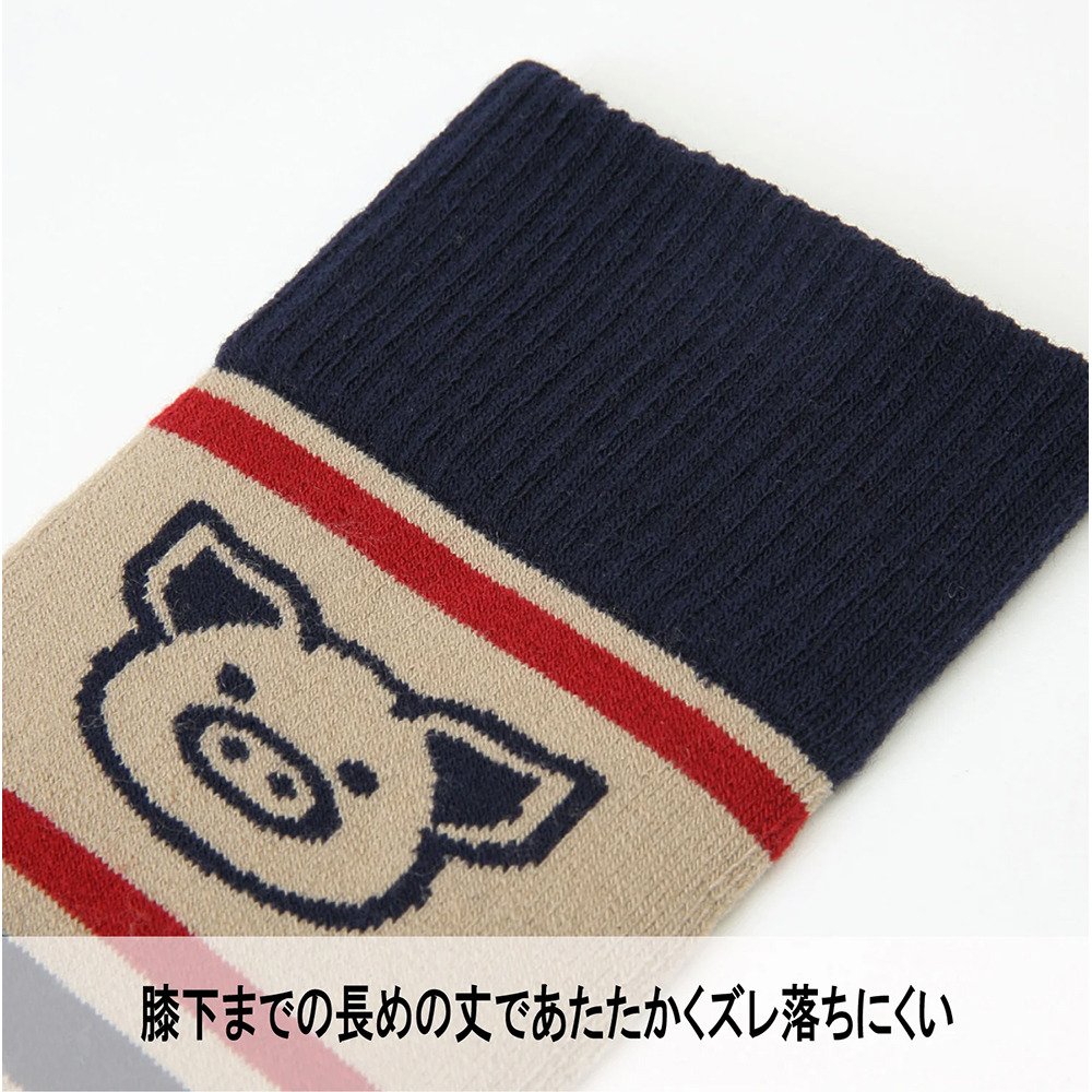 エビス（ebs）（メンズ、レディース）ソックス スキー スノーボード ズレ防止 4300456-VERY WARM FARMS BEIGE