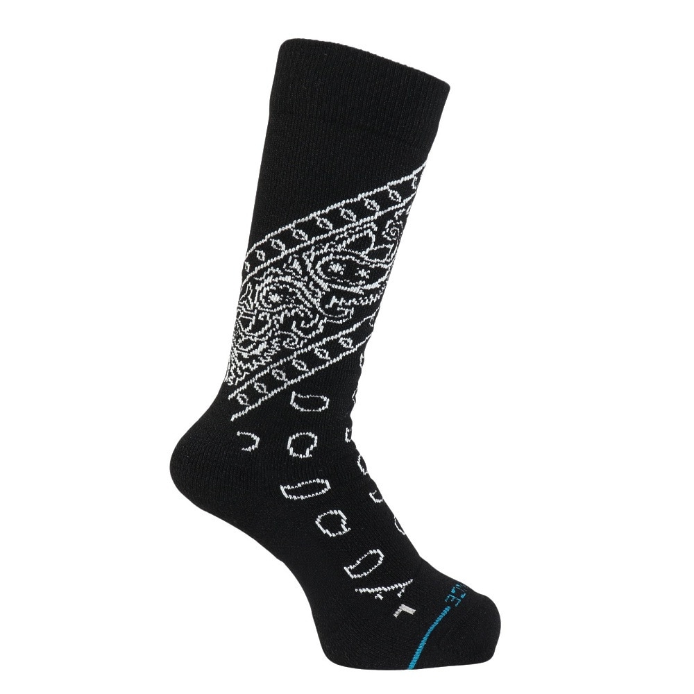 スタンス（STANCE）（メンズ、レディース）スキー・スノーボード専用ソックス BARRIO MID WOOL SNOW A758C24BAR BLK