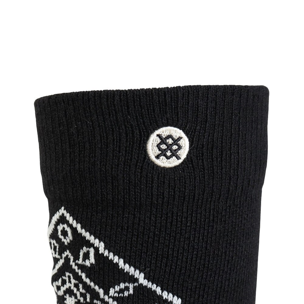 スタンス（STANCE）（メンズ、レディース）スキー・スノーボード専用ソックス BARRIO MID WOOL SNOW A758C24BAR BLK