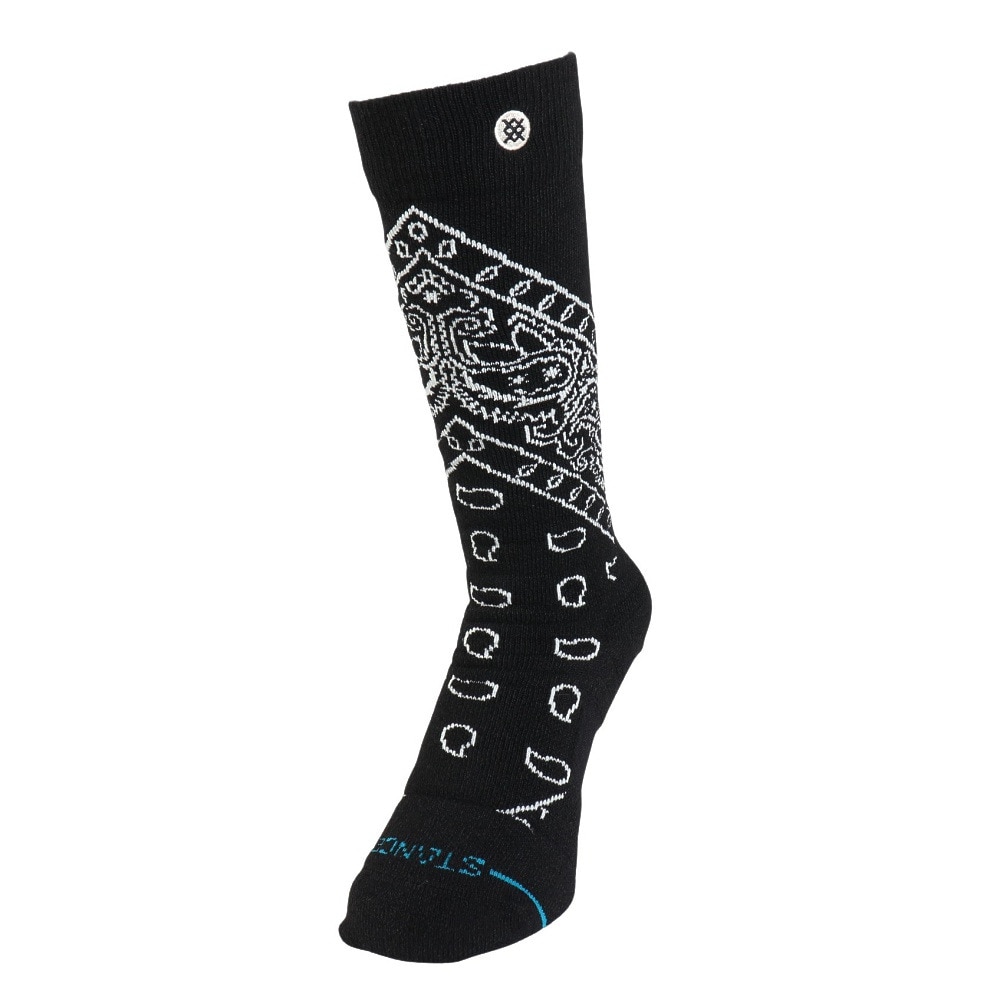 スタンス（STANCE）（メンズ、レディース）スキー・スノーボード専用ソックス BARRIO MID WOOL SNOW A758C24BAR BLK