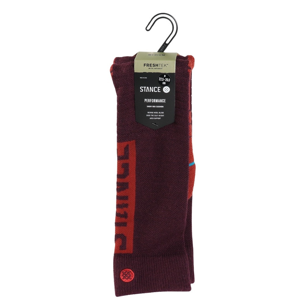 スタンス（STANCE）（メンズ、レディース）スキー・スノーボード専用ソックス OG MID WOOL SNOW A758C24OGM WIN