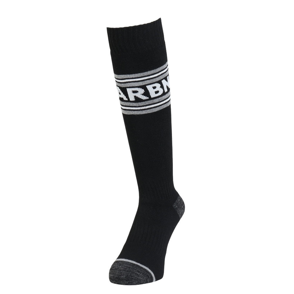 エアボーン（ARBN）（メンズ）切り替え ロゴ ソックス AB53WC1626 BLK