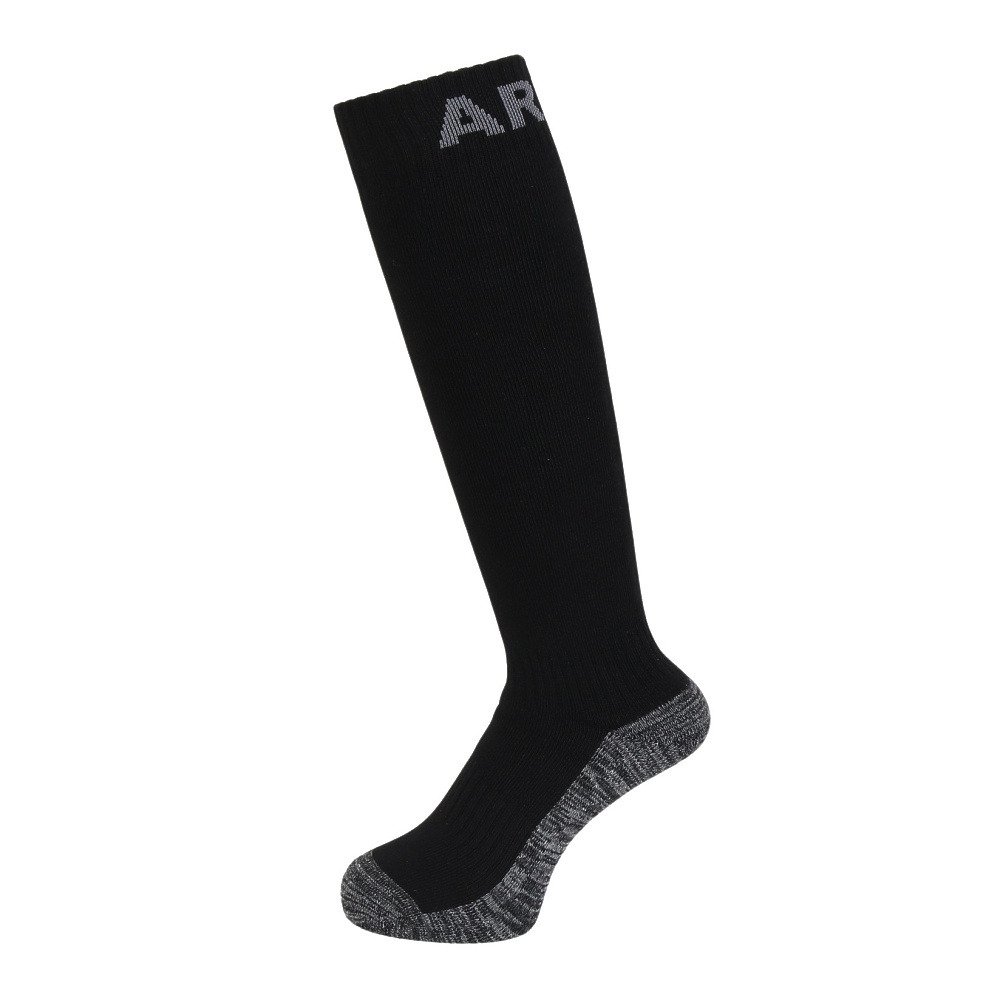 エアボーン（ARBN）（メンズ）シンプル ロゴソックス AB63WC1654 BLK