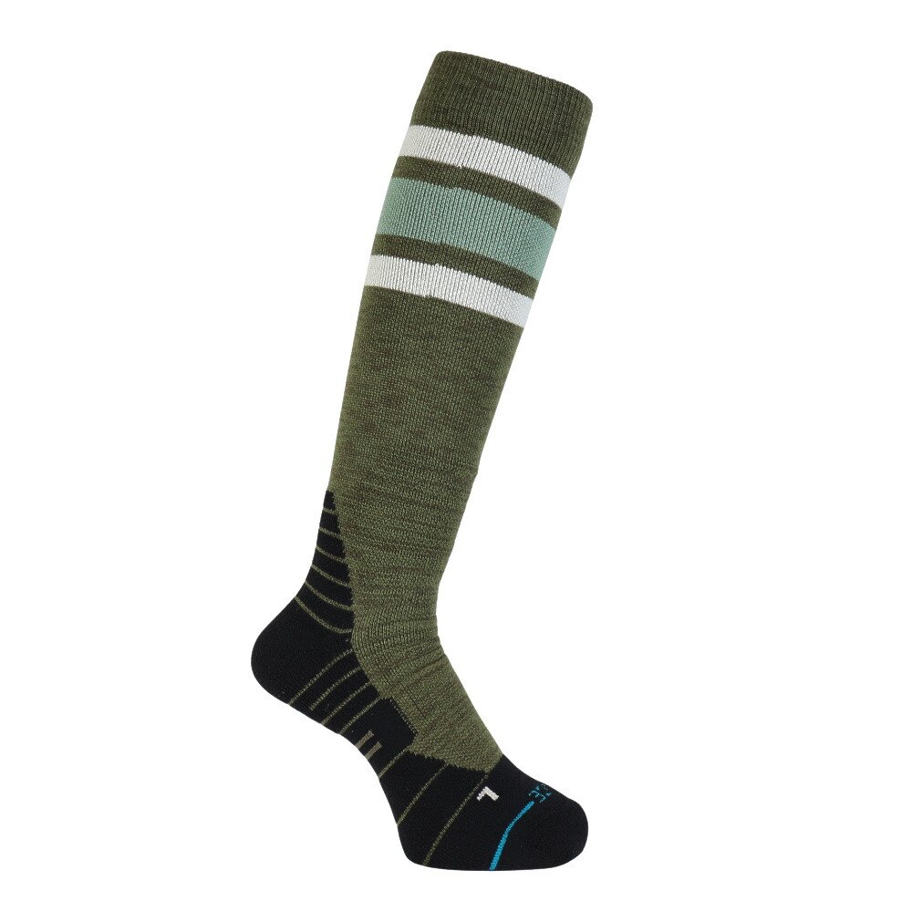 スタンス（STANCE）（メンズ、レディース）BOYD MID WOOL スノー ソックス A758C24BOY OLV
