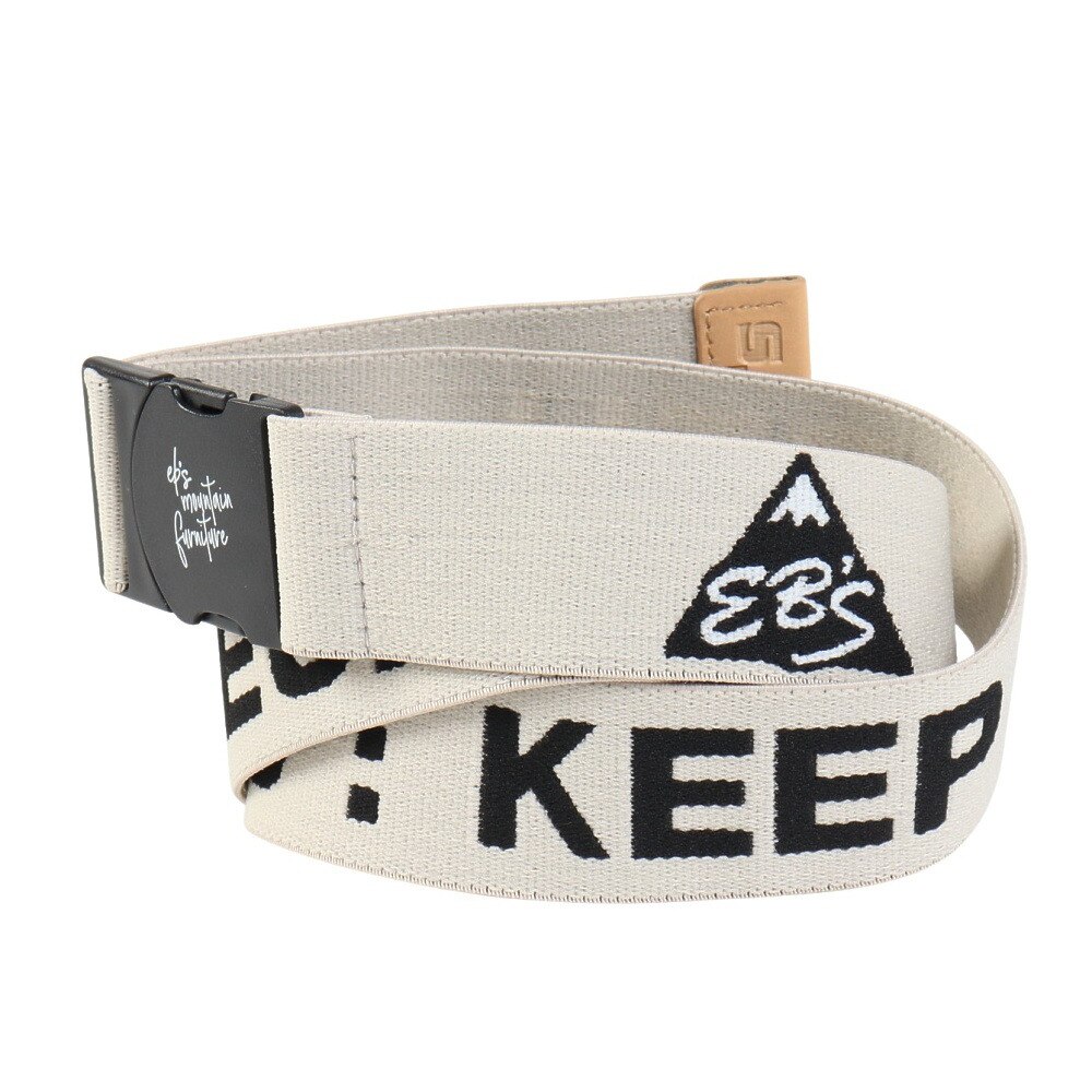 エビス（ebs）（メンズ、レディース）エラスティックベルト 4400813-ELASTIC BELT BEIGE