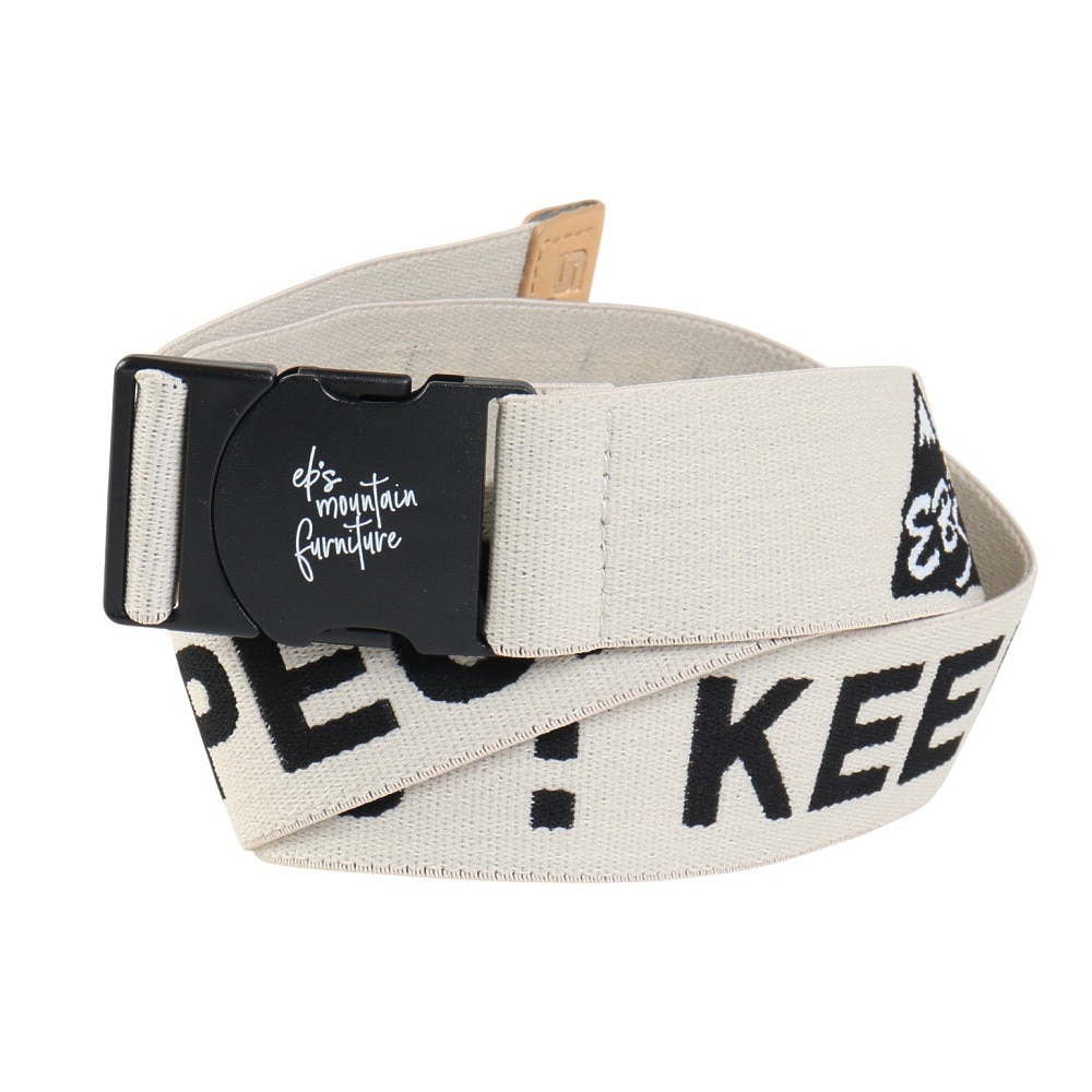 エビス（ebs）（メンズ、レディース）エラスティックベルト 4400813-ELASTIC BELT BEIGE