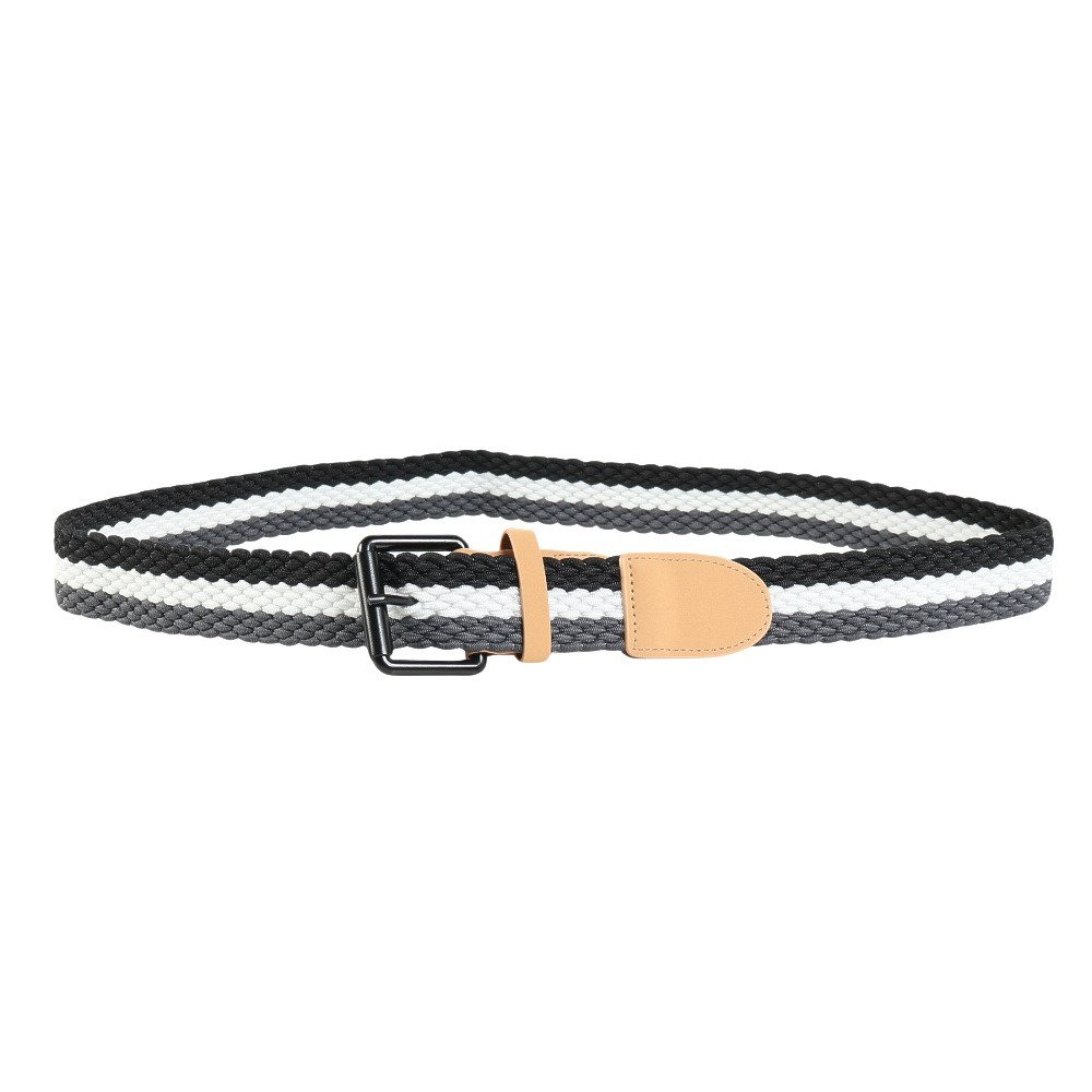 エビス（ebs）（メンズ、レディース）ゴムメッシュ ベルト 4500821-GOMU MESH BK/LINE