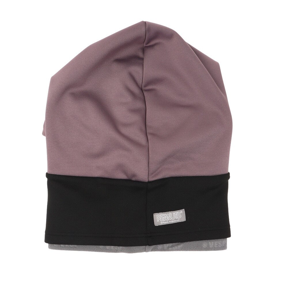 ベスプ（VESP）（メンズ）PEANUTS COLLABORATION MIX FABLIC HOOD WARMER フードウォーマー 防水 撥水 防寒 SNMN1012 LA ラベンダー スヌーピー コラボ