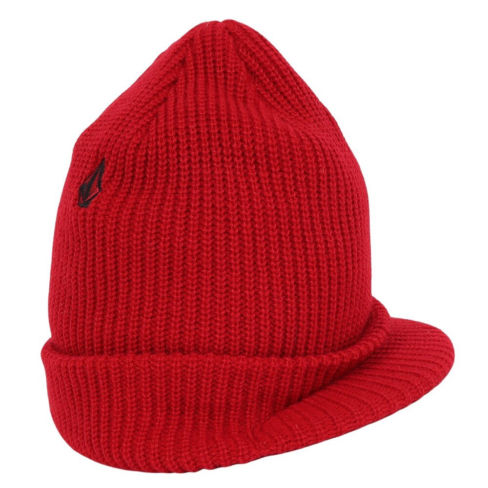 ボルコム（Volcom）（メンズ）帽子 キャスケット ビーニー JLA VISOR BEANIE 23J5852306 RED レッド