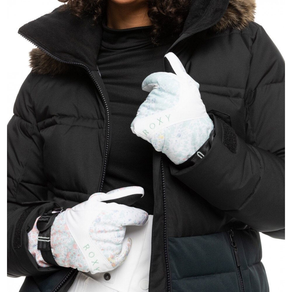 ロキシー（ROXY）（レディース）グローブ JETTY GLOVES ERJHN03208 WBB3 防水 撥水 タッチパネル対応 スキー スノーボード