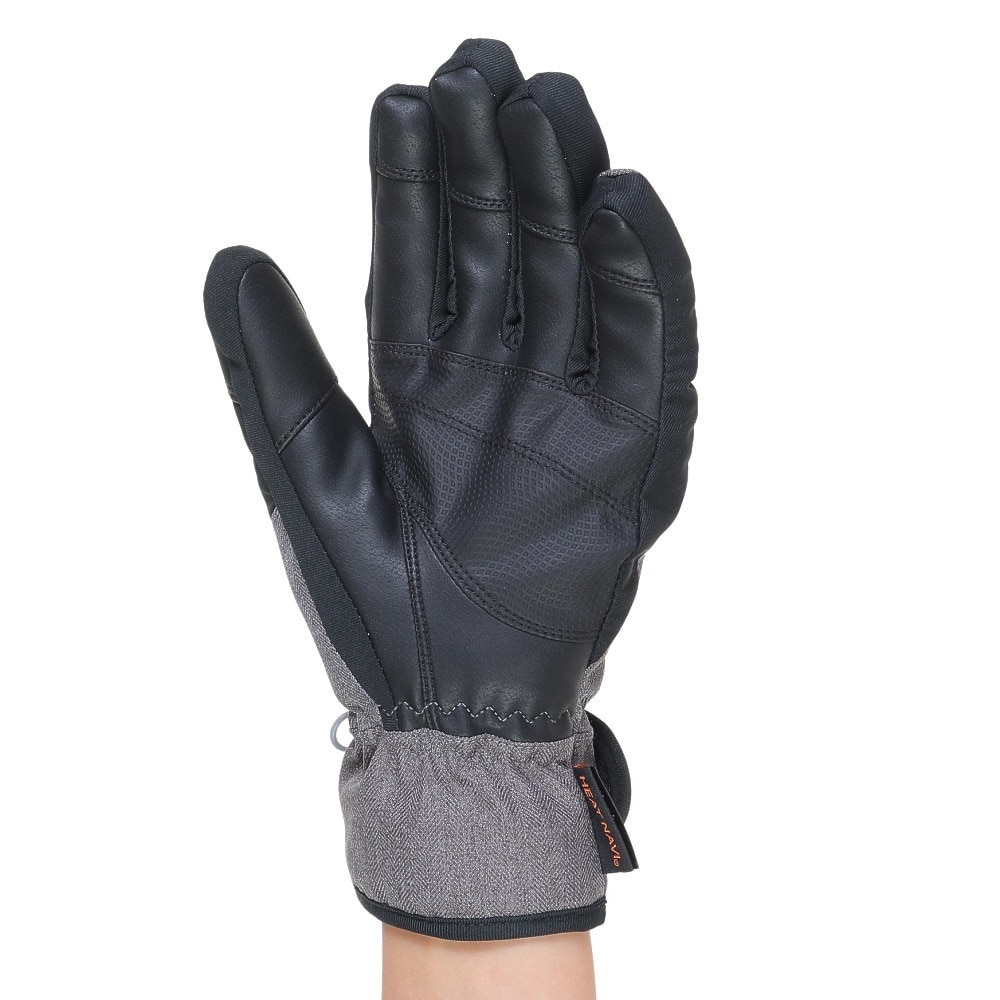デサント（DESCENTE）（レディース）スキー グローブ 女性用 ニットグローブ DWCWJD60 BLK