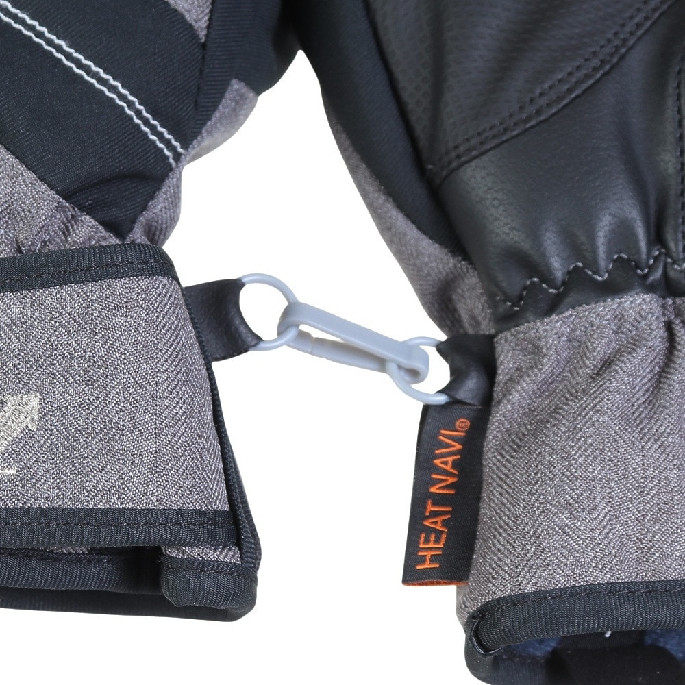 デサント（DESCENTE）（レディース）スキー グローブ 女性用 ニットグローブ DWCWJD60 BLK