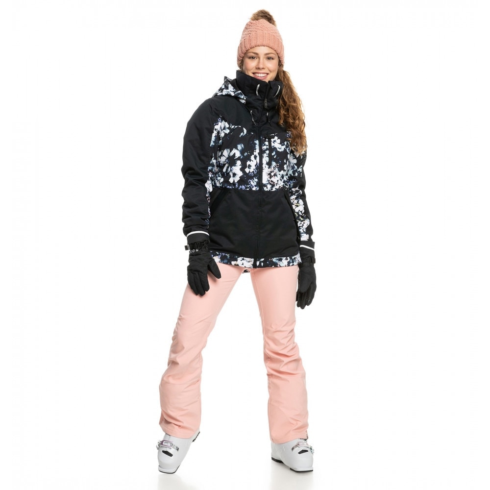 ロキシー（ROXY）（レディース）グローブ スキー スノーボード JETTY SOLID GLOVES 24SNRGV233402 KVJ0 タッチパネル対応