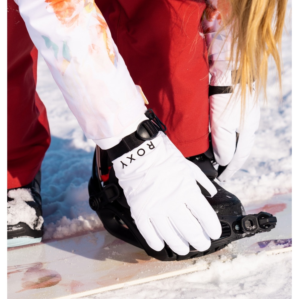 ロキシー（ROXY）（レディース）グローブ スキー スノーボード JETTY SOLID GLOVES 24SNRGV233402 WBB0 タッチパネル対応